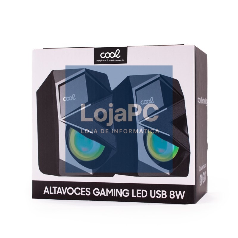 Computer Speakers for PC Gaming LED USB COOL 8W — imagem 4