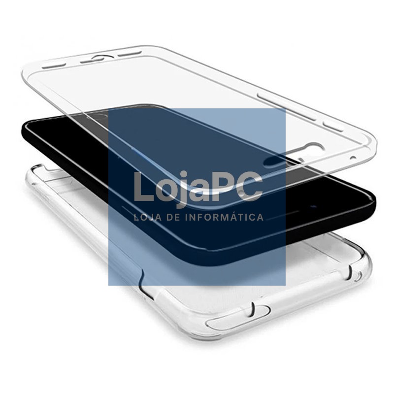 COOL 3D Silicone Case for iPhone 11 Pro (Transparent Front + Back) — imagem 3
