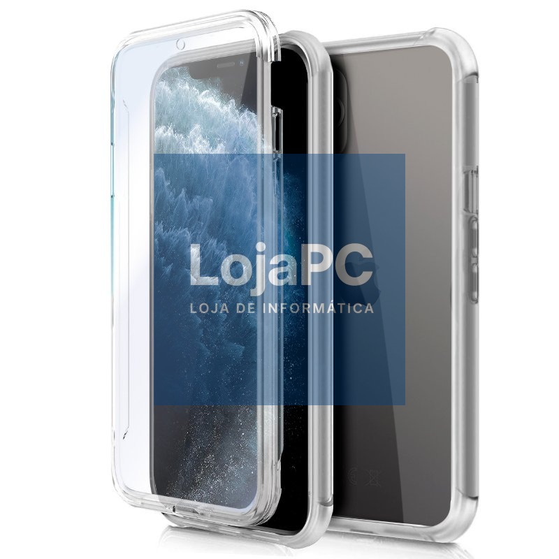 COOL 3D Silicone Case for iPhone 11 Pro (Transparent Front + Back)