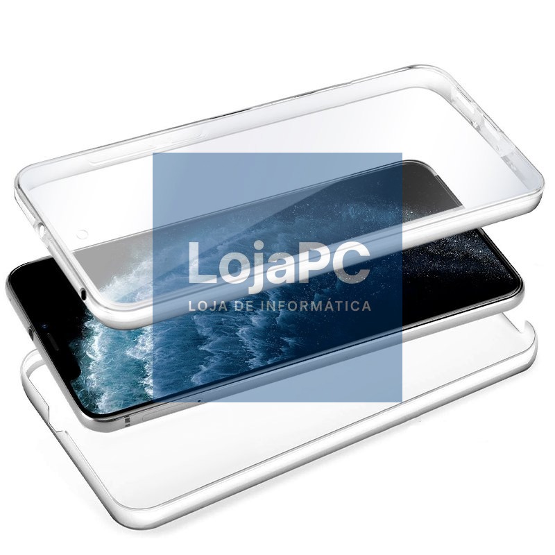 COOL 3D Silicone Case for iPhone 11 Pro (Transparent Front + Back) — imagem 2