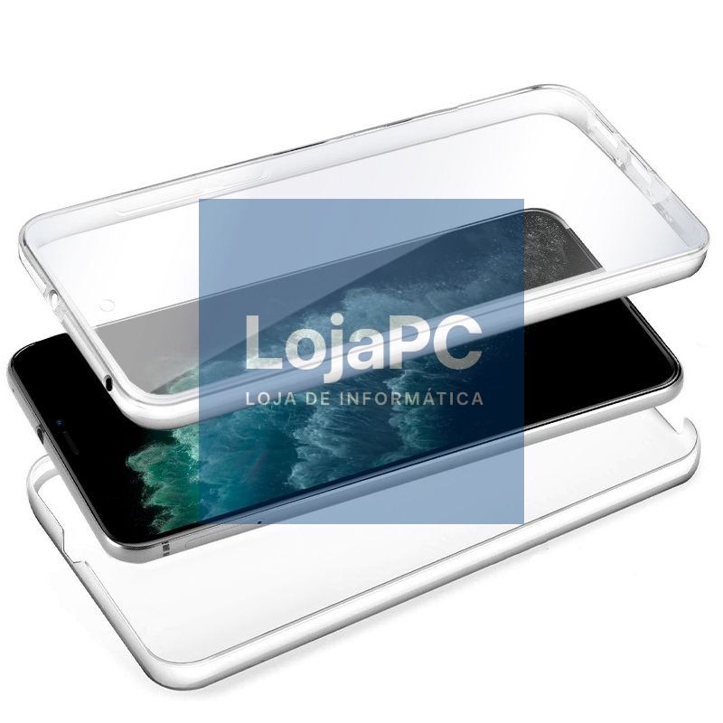 COOL 3D Silicone Case for iPhone 11 Pro Max (Transparent Front + Back) — imagem 2