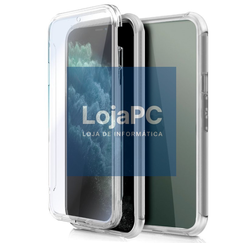 COOL 3D Silicone Case for iPhone 11 Pro Max (Transparent Front + Back)