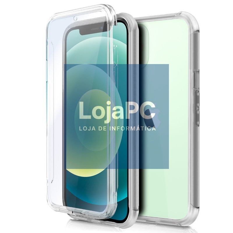 COOL 3D Silicone Case for iPhone 12 / 12 Pro (Transparent Front + Back)