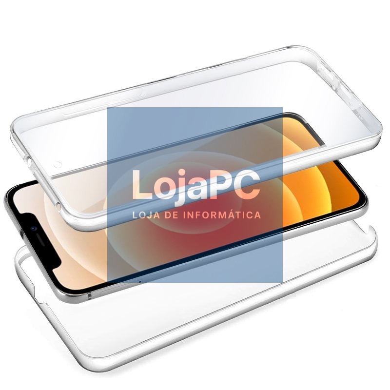 COOL 3D Silicone Case for iPhone 12 mini (Transparent Front + Back) — imagem 2