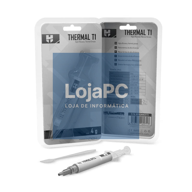 NOX Pasta térmica Hummer Thermal T1 4g — imagem 2