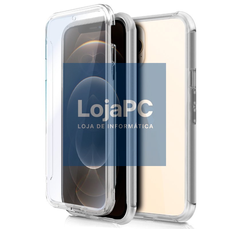 COOL 3D Silicone Case for iPhone 12 Pro Max (Transparent Front + Back)