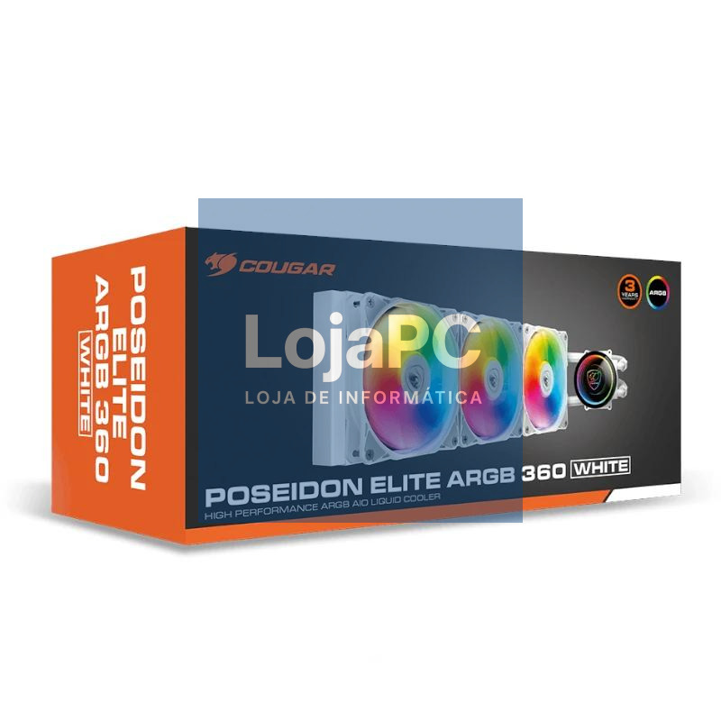 Cougar Ref. Liquid.Poseidon Elite ARGB 360 White — imagem 2