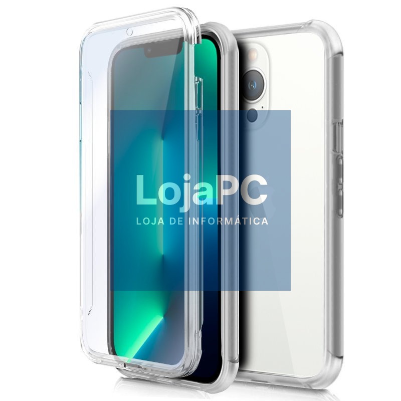 COOL 3D Silicone Case for iPhone 13 Pro (Transparent Front + Back)