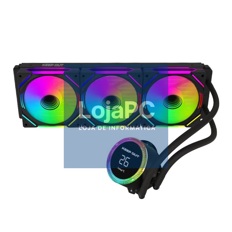 Keep out Refrig. Liquida XWC-360 PRO Display Black — imagem 2