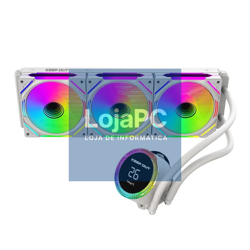 Keep out Refrig. Liquida XWC-360 PRO Display White — imagem 3