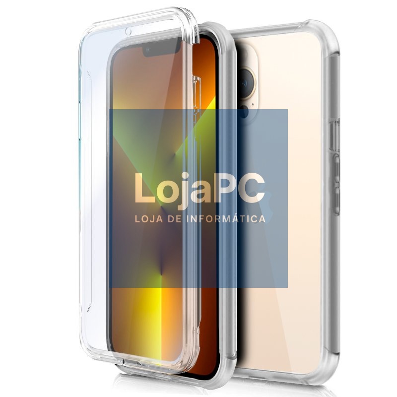COOL 3D Silicone Case for iPhone 13 Pro Max (Transparent Front + Back)