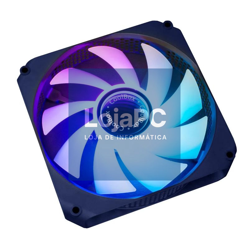 Coolbox Gaming Ventilador aux. INFINITY 12cm A-RGB — imagem 2