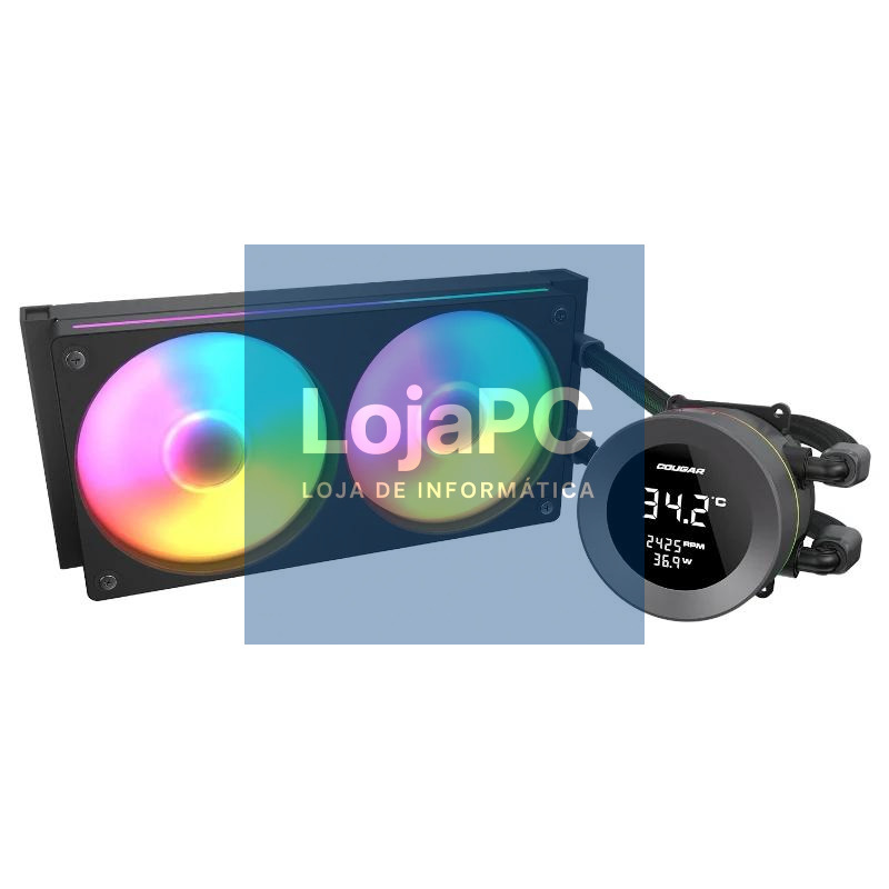 Cougar Ref. Liquid.Poseidon Vistek ARGB 240 Black — imagem 2