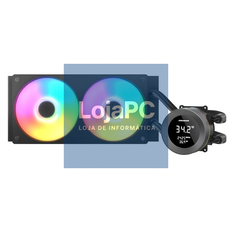 Cougar Ref. Liquid.Poseidon Vistek ARGB 240 Black