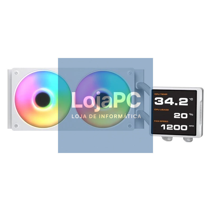 Cougar Ref. Liq Poseidon Vistek Pro ARGB 240 White
