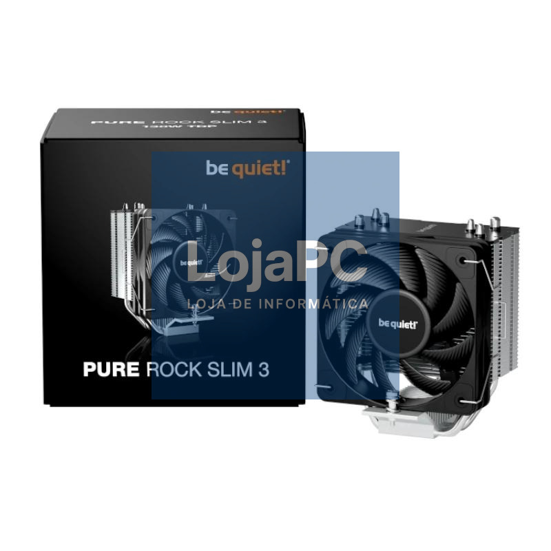 be quiet! Ventilador Pure Rock Slim 3 10 cm Plata