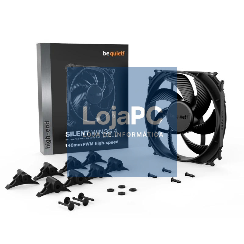 be quiet! Ventilador Silent Wings 4 140mm Negro — imagem 3