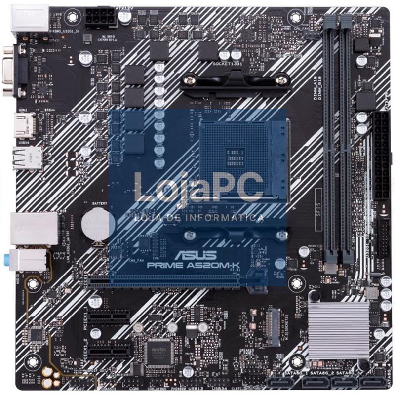 Asus Placa Base PRIME A520M-K mATX AM4 — imagem 3