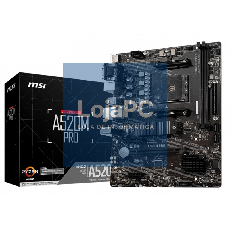 MSI Placa Base A520M PRO mATX AM4