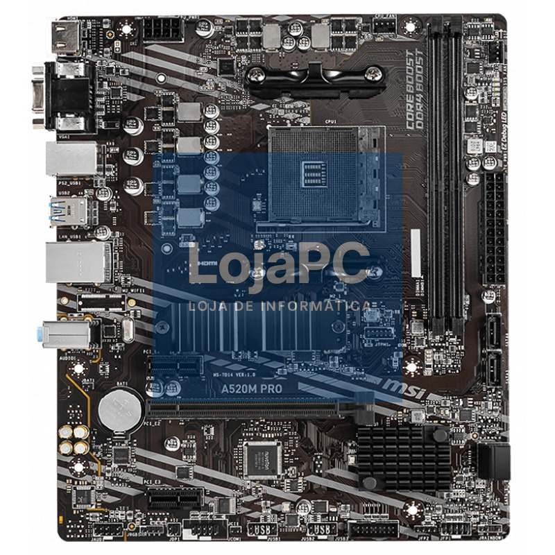 MSI Placa Base A520M PRO mATX AM4 — imagem 2