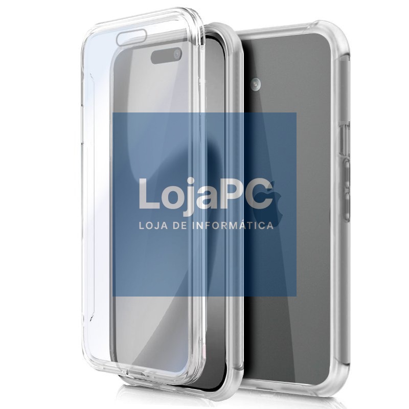 COOL 3D Silicone Case for iPhone 17 (Transparent Front + Back)
