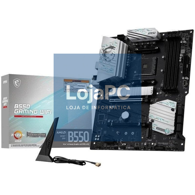 MSI Placa Base B550 GAMING WIFI6E DDR4 ATX AM4