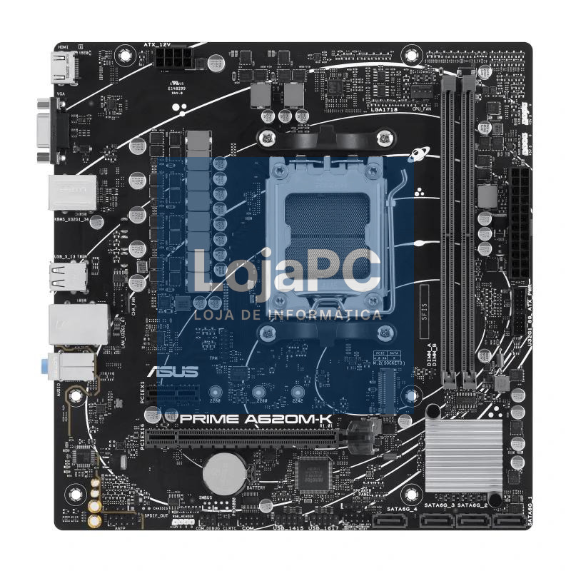 ASUS Placa Base PRIME A620M-K mATX AM5 — imagem 3