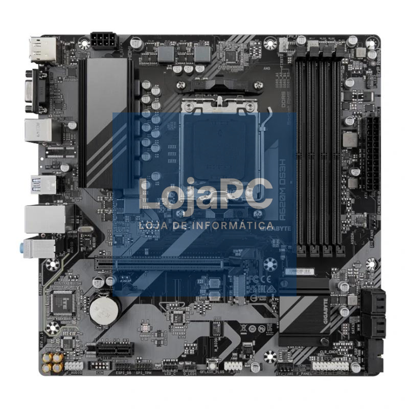 Gigabyte Placa Base A620M DS3H mATX AM5 — imagem 2
