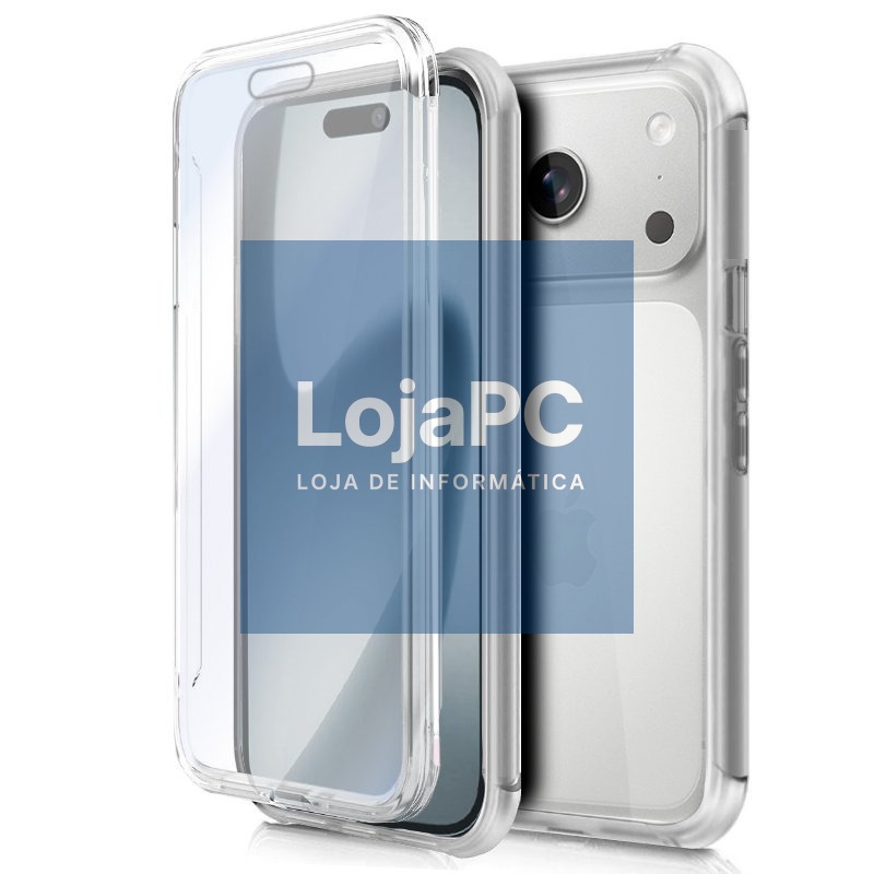 COOL 3D Silicone Case for iPhone 17 Pro (Transparent Front + Back)