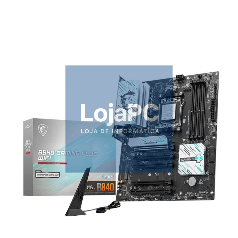 MSI Placa Base B840 GAMING PLUS WIFI DDR5 ATX AM5 — imagem 2