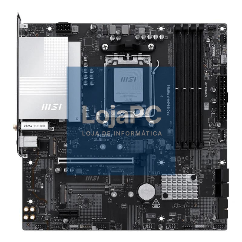 MSI Placa Base PRO B840M-P WIFI6E DDR5 mATX — imagem 2