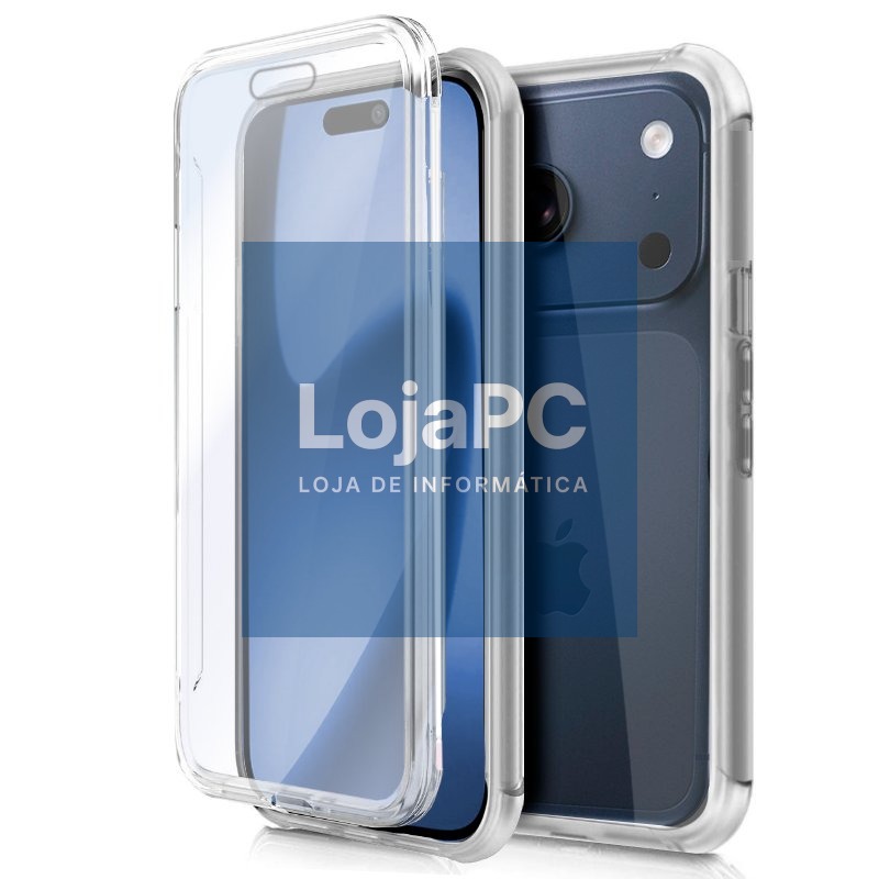 COOL 3D Silicone Case for iPhone 17 Pro Max (Transparent Front + Back)