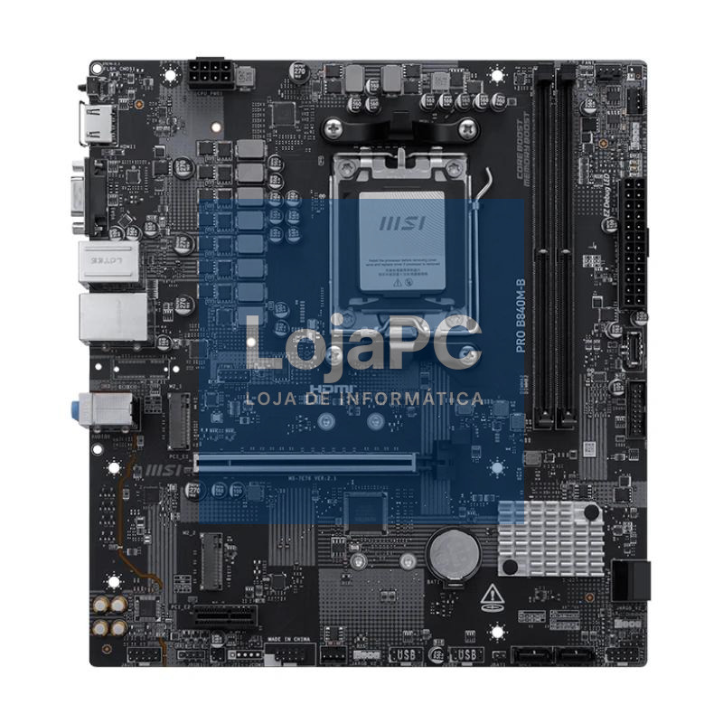 MSI Placa Base PRO B840M-B DDR5 mATX — imagem 3