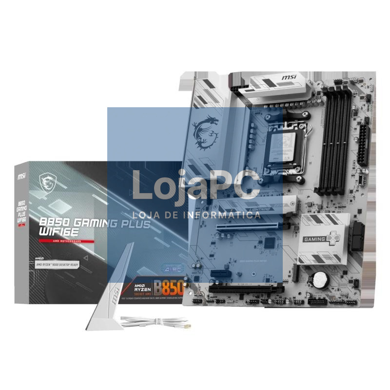 MSI Placa Base B850 GAMING PLUS WIFI6E DDR5 ATX AM