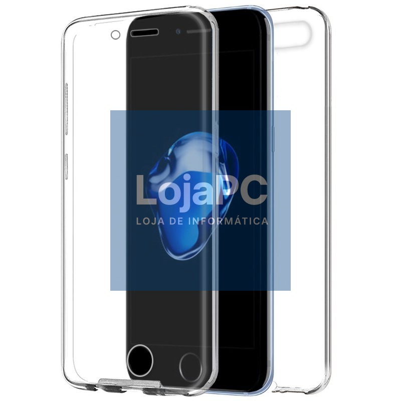 COOL 3D Silicone Case for iPhone 7 / 8 / SE (2020) / SE (2022) (Transparent Front + Back)