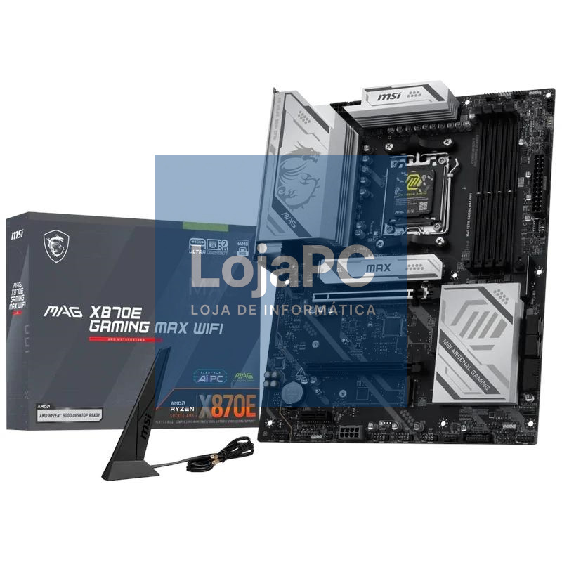 MSI Placa Base MAG X870E GAMING PLUS MAX WIFI ATX