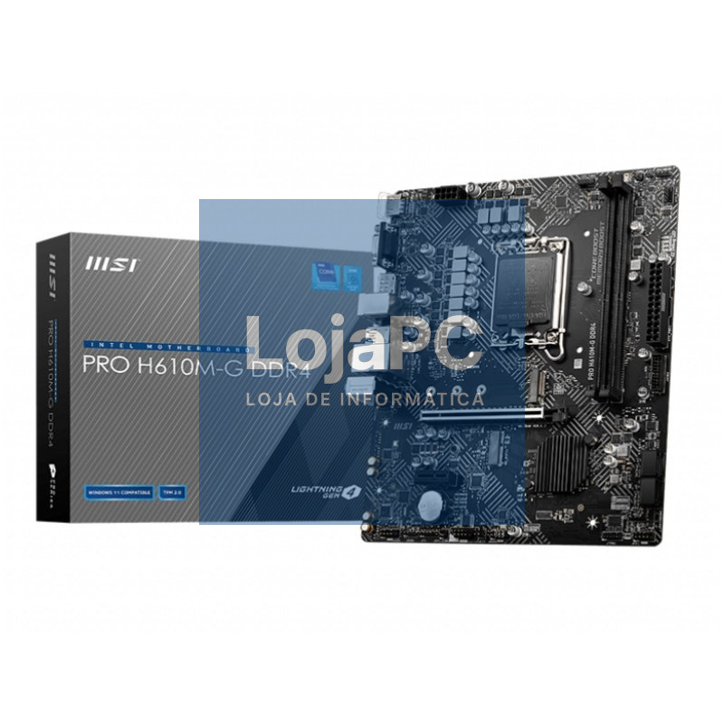 MSI Placa Base PRO H610M-G DDR4 mATX 1700