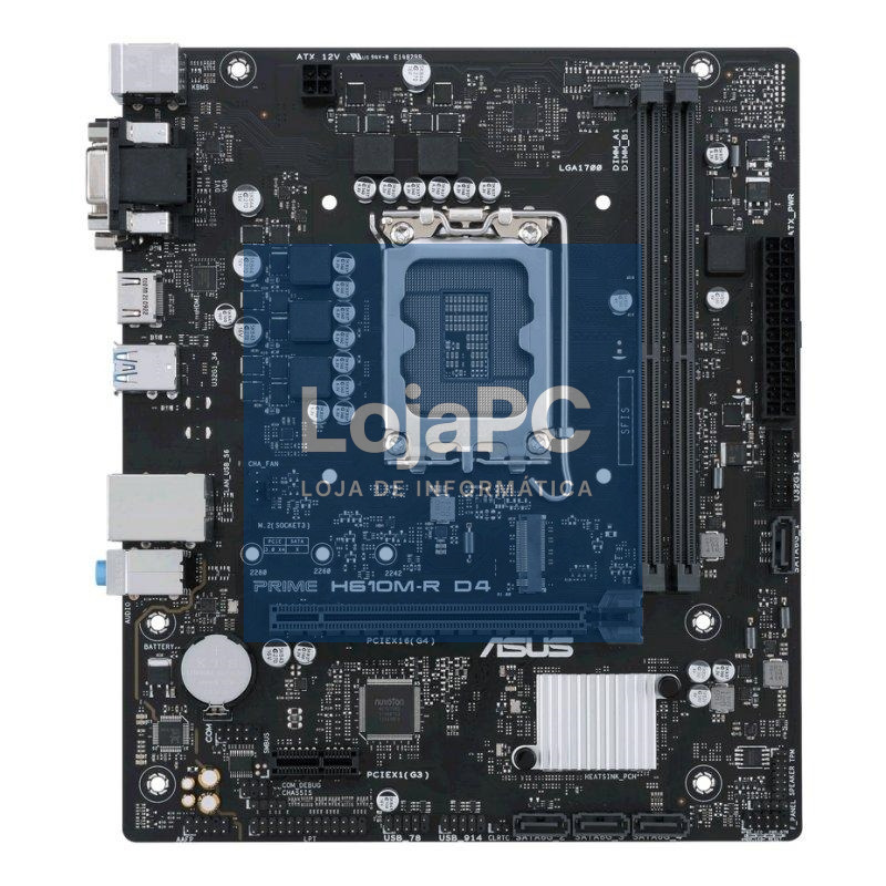 ASUS Placa Base PRIME H610M-R D4 mATX 1700
