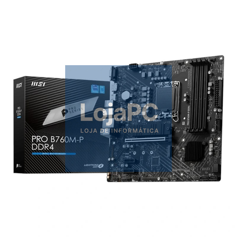 MSI Placa Base PRO B760M-P DDR4 mATX LGA1700