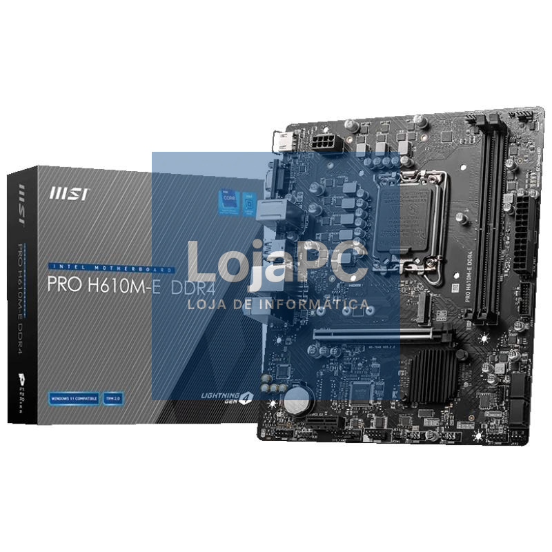 MSI Placa Base PRO H610M-E DDR4 mATX 1700
