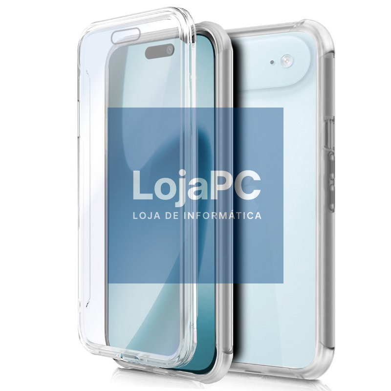COOL 3D Silicone Case for iPhone Air (Transparent Front + Back)
