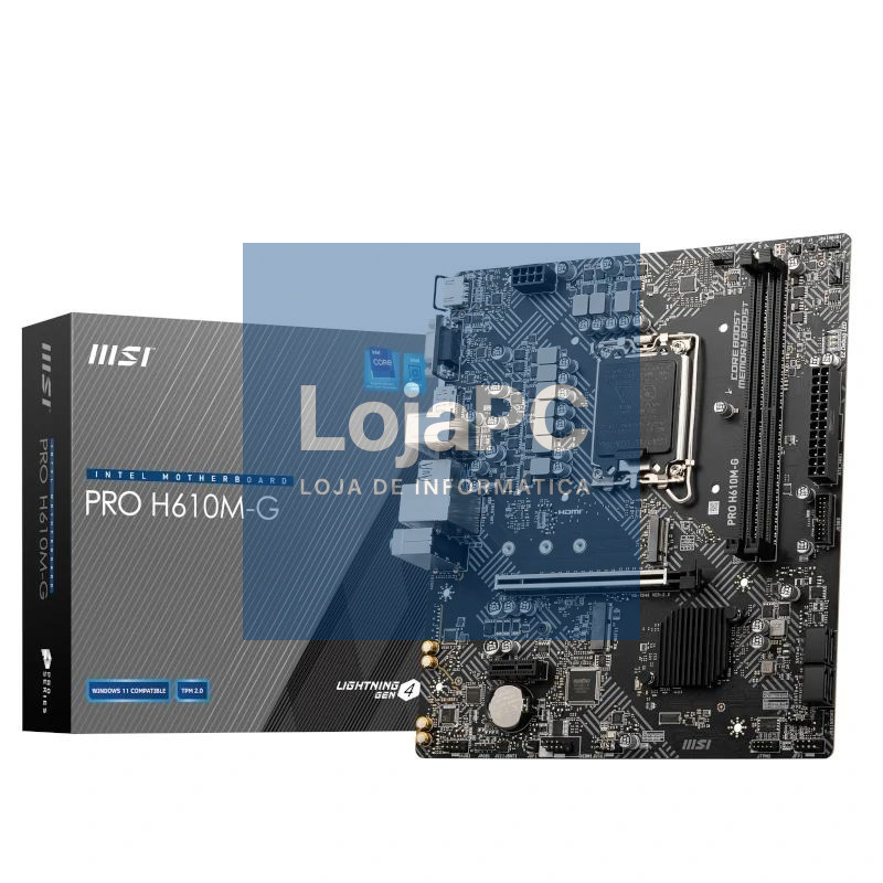 MSI Placa Base PRO H610M-G DDR5 mATX 1700
