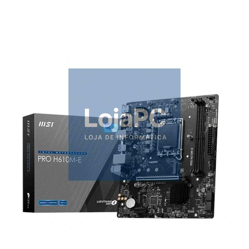 MSI Placa Base PRO H610M-E DDR5 mATX 1700