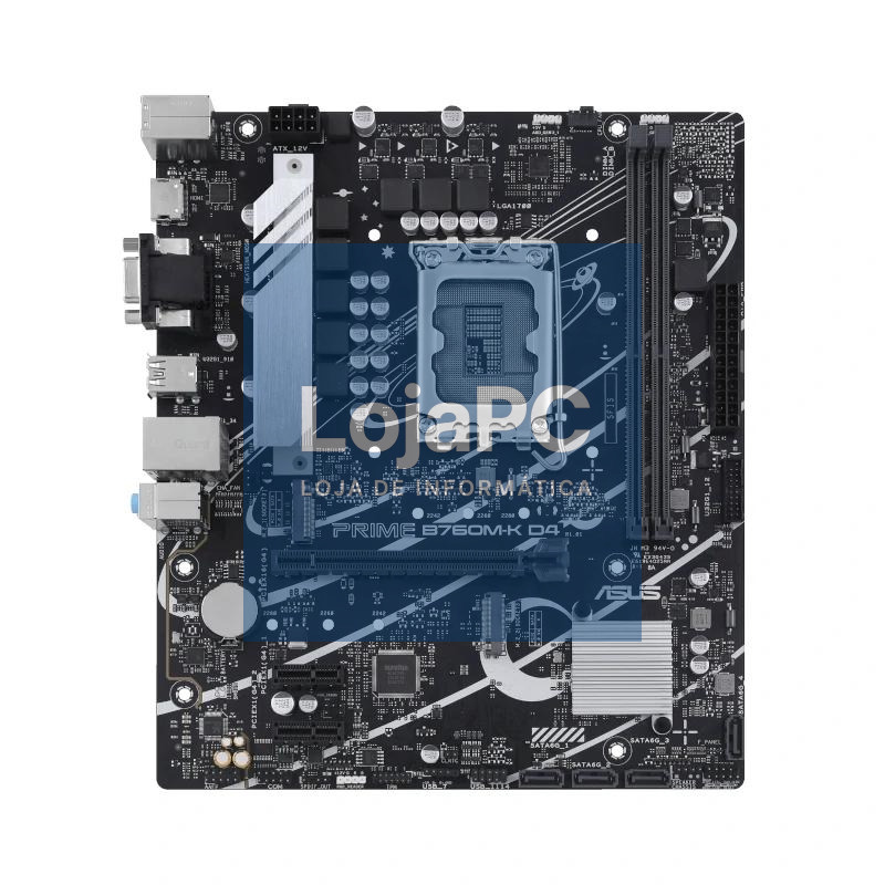 ASUS Placa Base PRIME B760M-K D4 mATX 1700