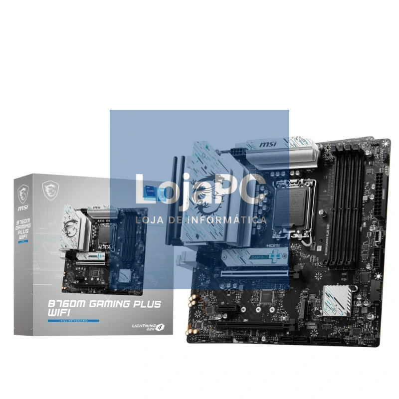 MSI Placa Base B760M Gaming Plus Wifi DDR5 LGA1700
