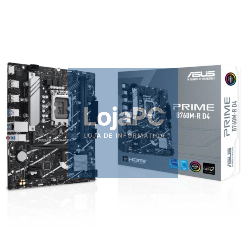 ASUS Placa Base PRIME B760M-R D4 mATX 1700