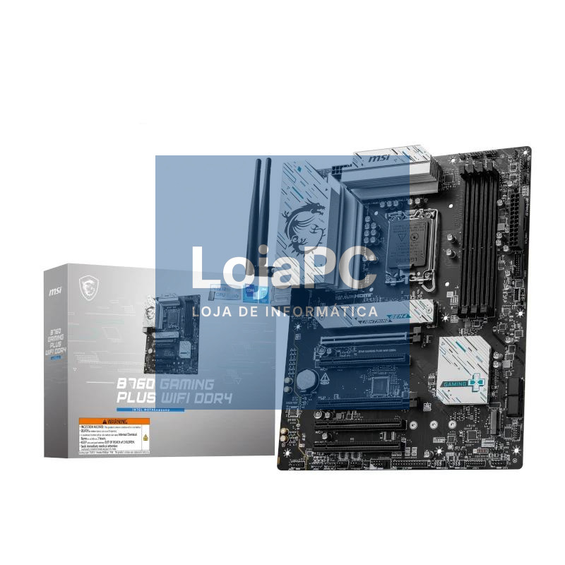 MSI Placa Base B760 GAMING PLUS WIFI DDR4 1700 — imagem 3