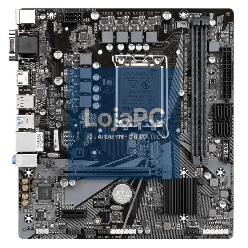 Gigabyte Placa Base H610M H V2 DDR5 mATX 1700 — imagem 2
