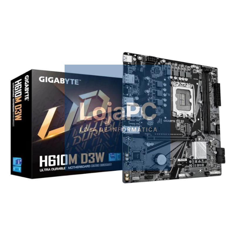 Gigabyte Placa Base H610M D3W DDR5 mATX 1700