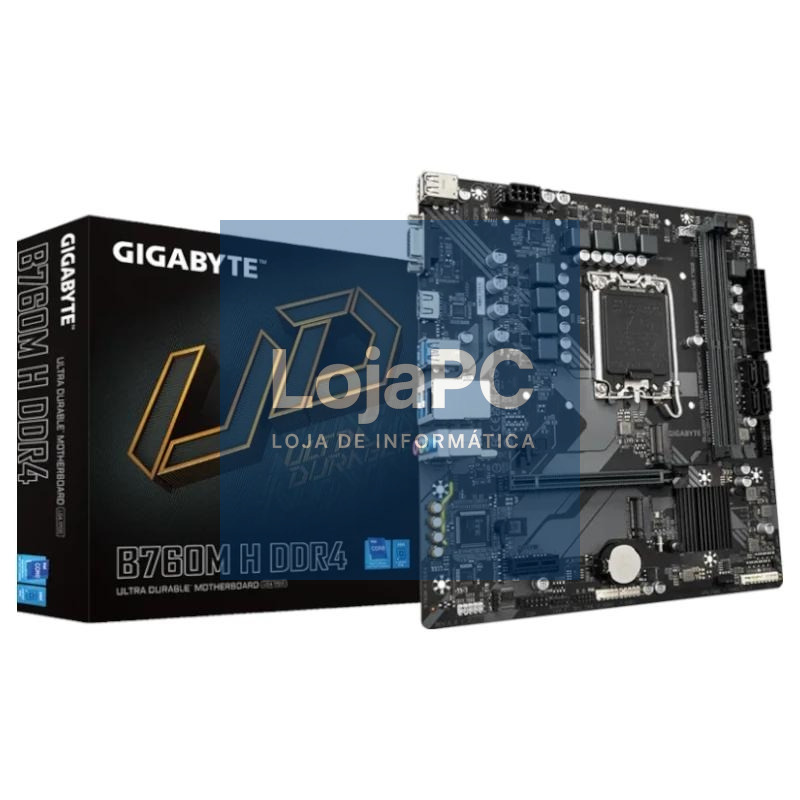 Gigabyte Placa Base B760M H DDR4 mATX LGA1700